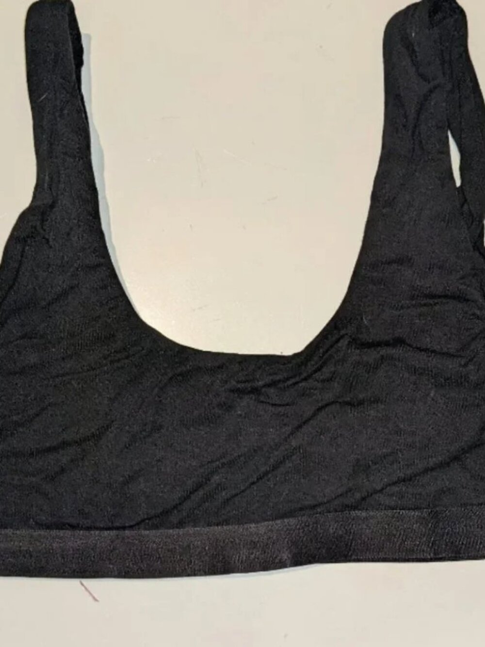 MeUndies U-Back Ladies Bra Size Small Black